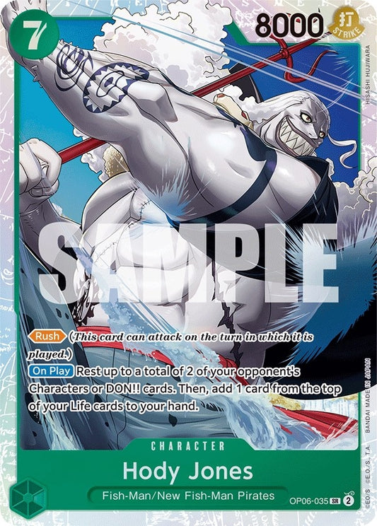 Image for Hody Jones (035) - One Piece Card Game