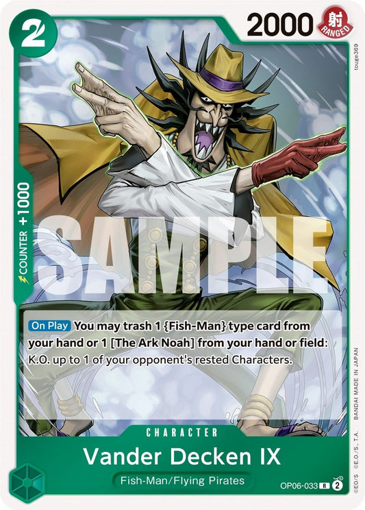 Image for Vander Decken IX - One Piece Card Game