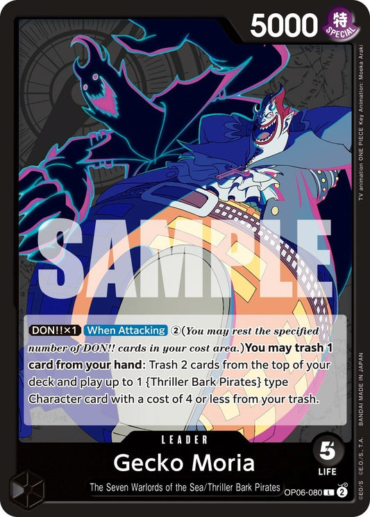 Image for Gecko Moria (080) - One Piece Card Game