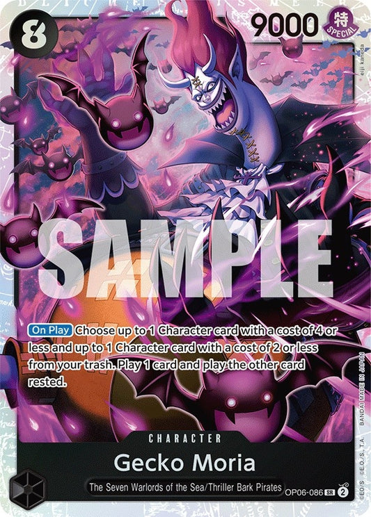 Image for Gecko Moria (086) - One Piece Card Game