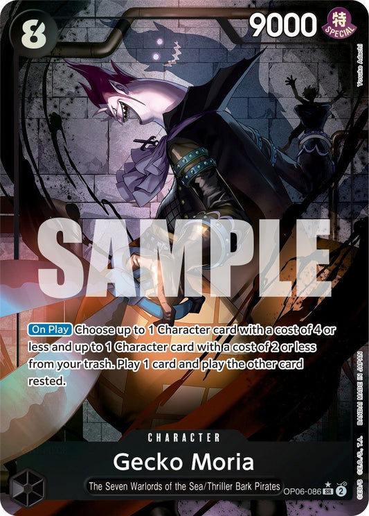 Image for Gecko Moria (086) (Alternate Art) - One Piece Card Game