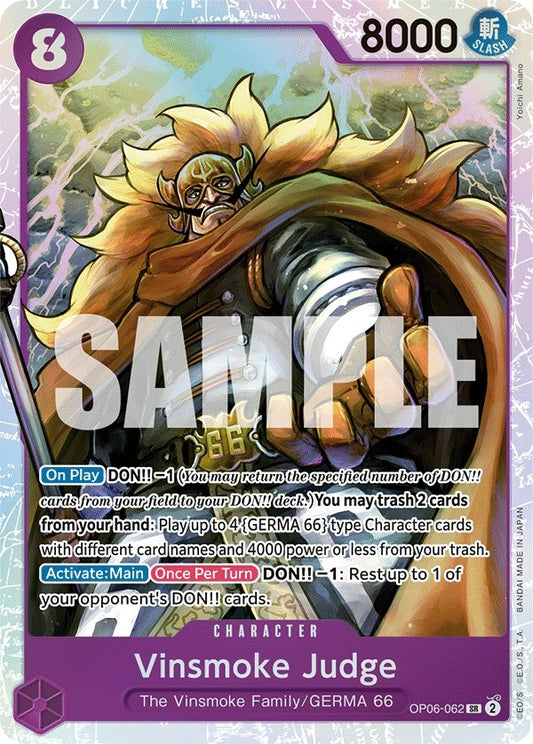 Image for Vinsmoke Judge - One Piece Card Game