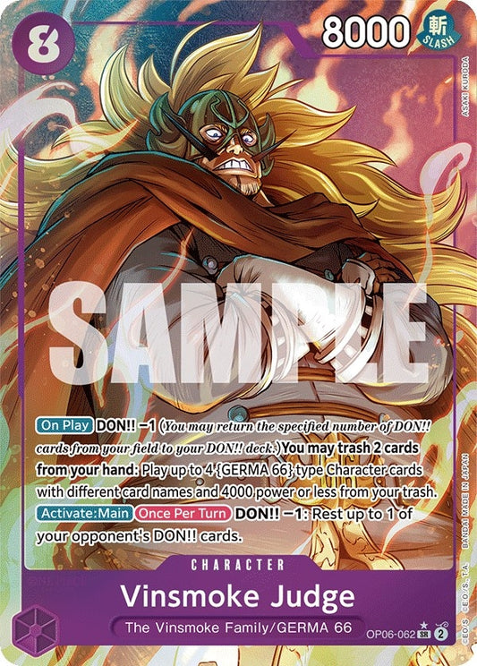 Image for Vinsmoke Judge (Alternate Art) - One Piece Card Game