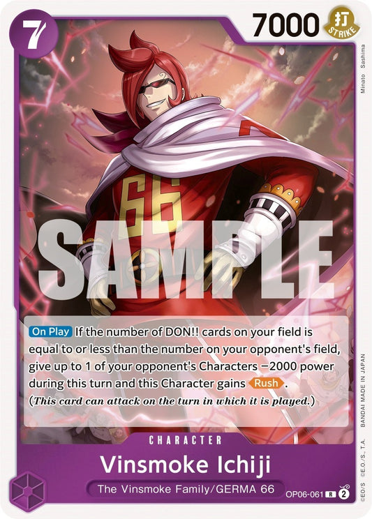 Image for Vinsmoke Ichiji (061) - One Piece Card Game