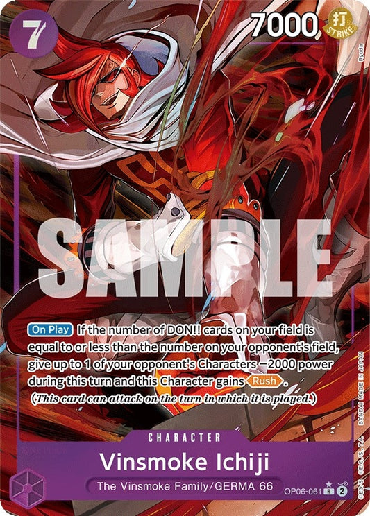 Image for Vinsmoke Ichiji (061) (Alternate Art) - One Piece Card Game