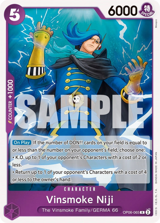 Image for Vinsmoke Niji (065) - One Piece Card Game