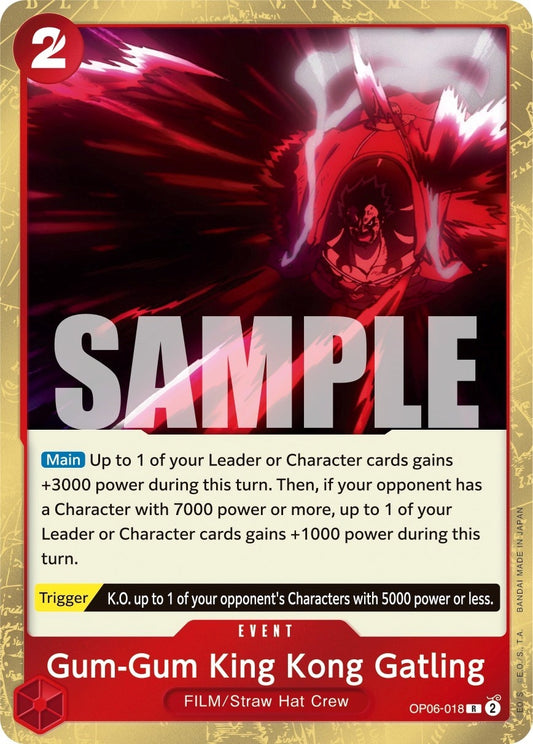 Image for Gum-Gum King Kong Gatling - One Piece Card Game