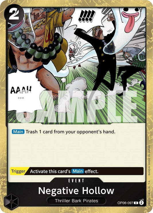 Image for Negative Hollow - One Piece Card Game