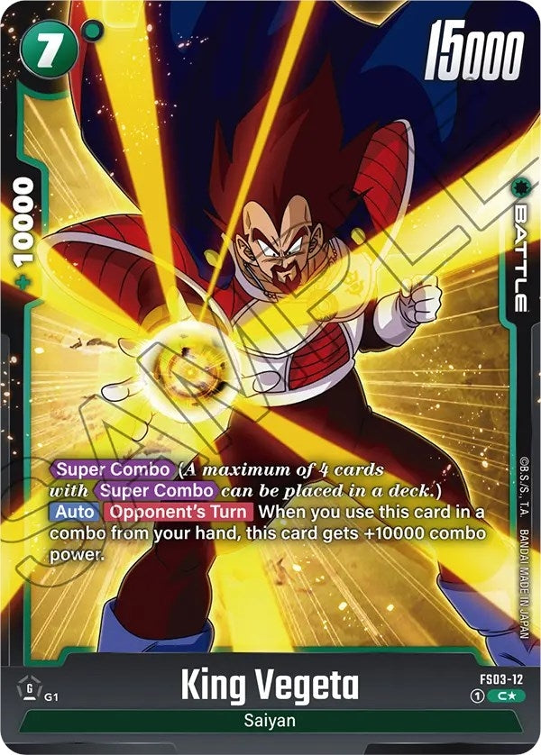Image for King Vegeta (Bonus Pack Alternate Art) - Dragon Ball Super: Fusion World