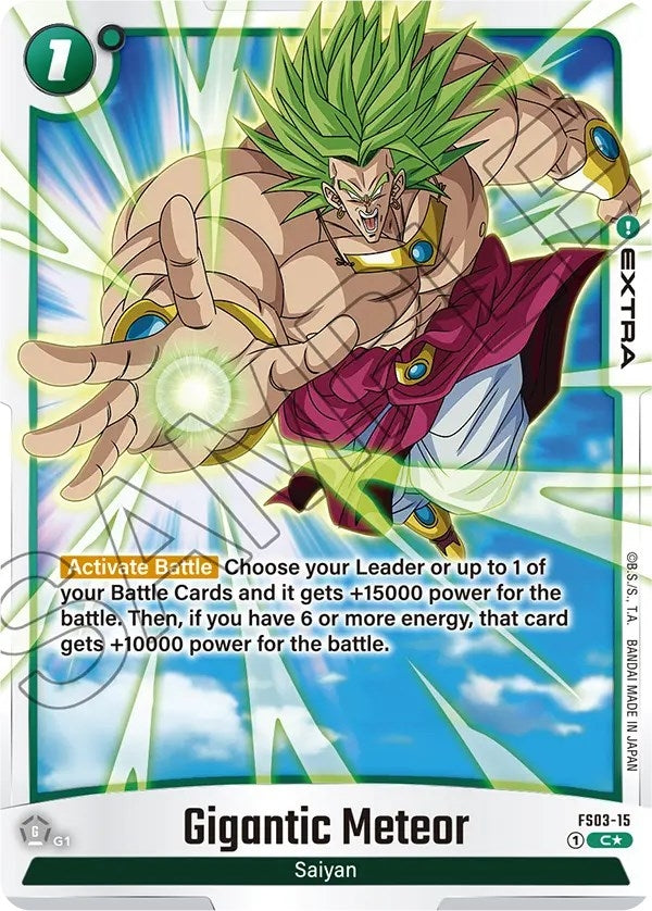 Image for Gigantic Meteor (Bonus Pack Alternate Art) - Dragon Ball Super: Fusion World