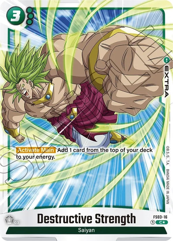Image for Destructive Strength (Bonus Pack Alternate Art) - Dragon Ball Super: Fusion World