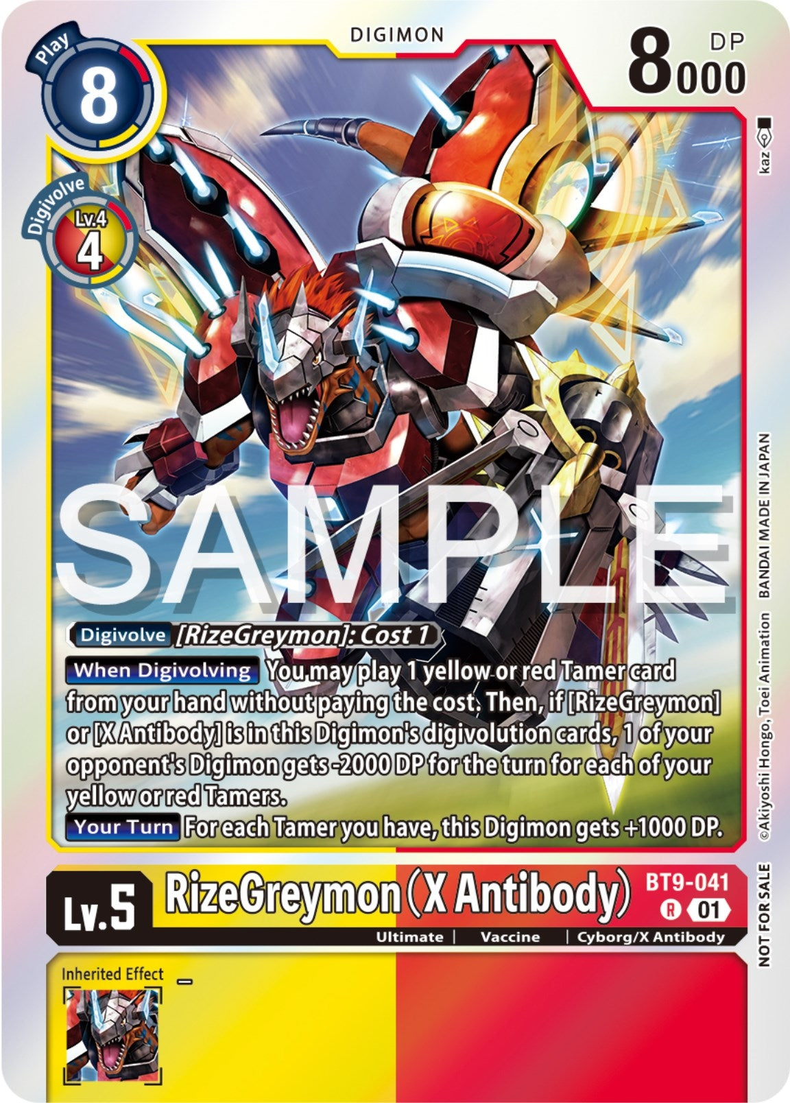 Image for RizeGreymon (X Antibody) (Event Pack 6) - Digimon Card Game