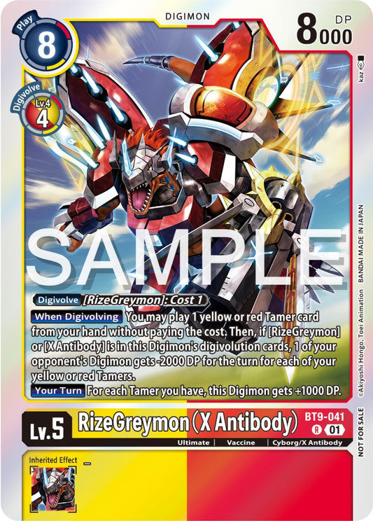 Image for RizeGreymon (X Antibody) (Event Pack 6) - Digimon Card Game