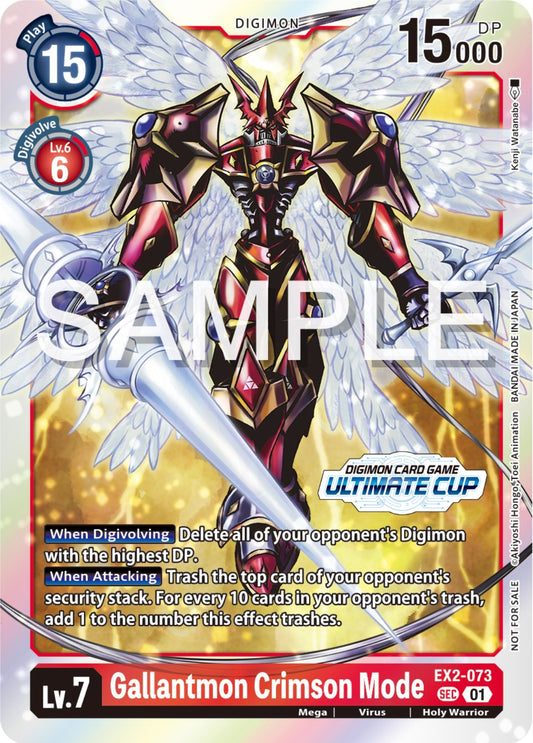 Image for Gallantmon Crimson Mode (Ultimate Cup 2024) - Digimon Card Game