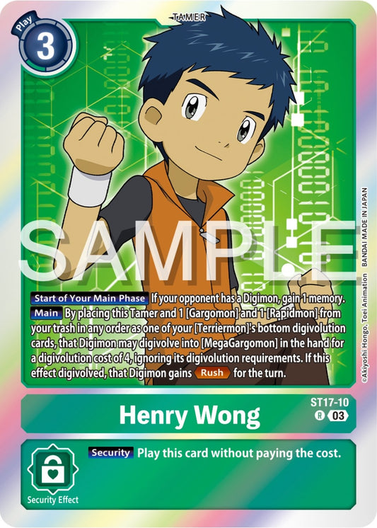 Image for Henry Wong - Digimon Card Game