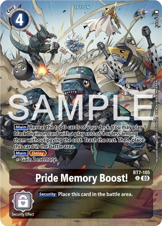 Image for Pride Memory Boost! (Bonus Pack) - Digimon Card Game