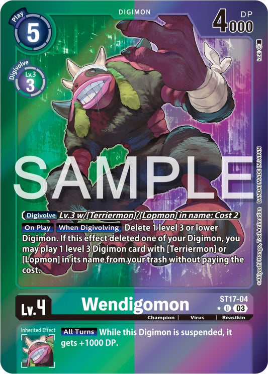 Image for Wendigomon (Advanced Deck Set Double Typhoon Secret Pack) - Digimon Card Game