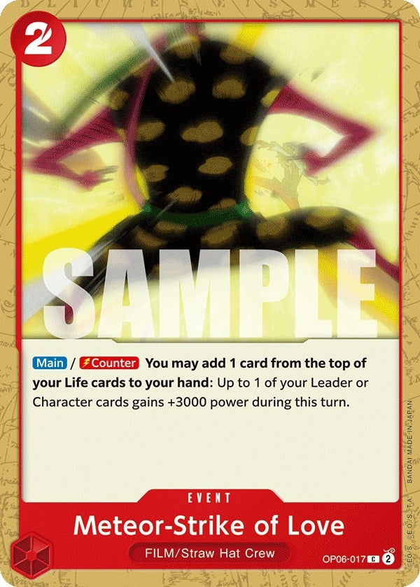 Image for Meteor-Strike of Love - One Piece Card Game