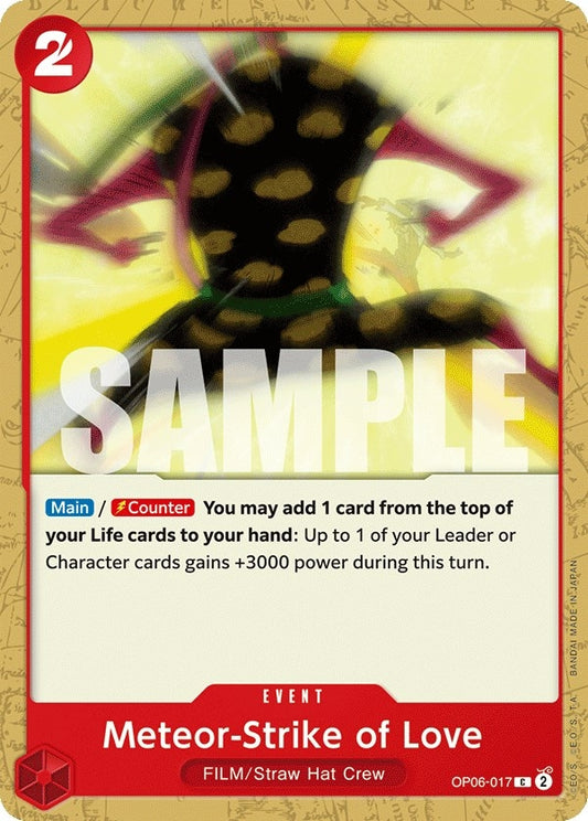 Image for Meteor-Strike of Love - One Piece Card Game