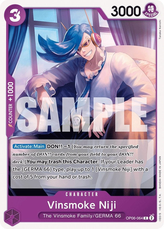 Image for Vinsmoke Niji (064) - One Piece Card Game