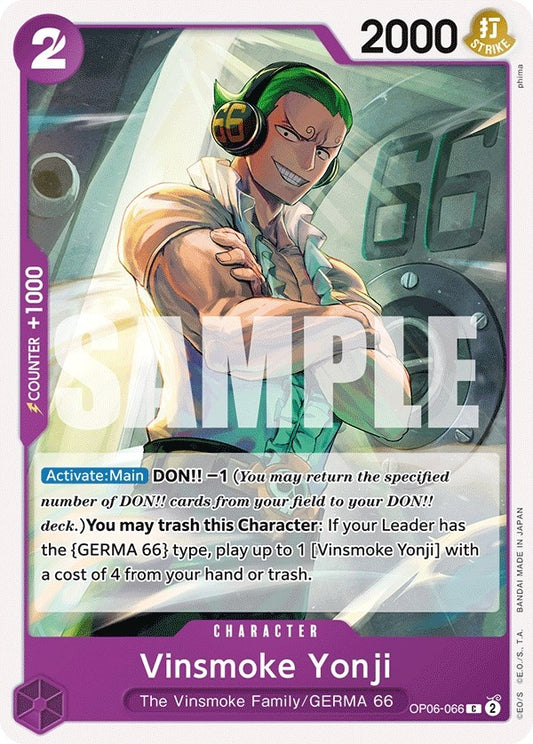 Image for Vinsmoke Yonji (066) - One Piece Card Game