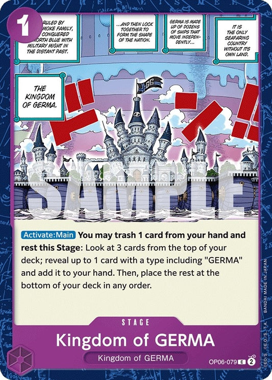 Image for Kingdom of GERMA - One Piece Card Game