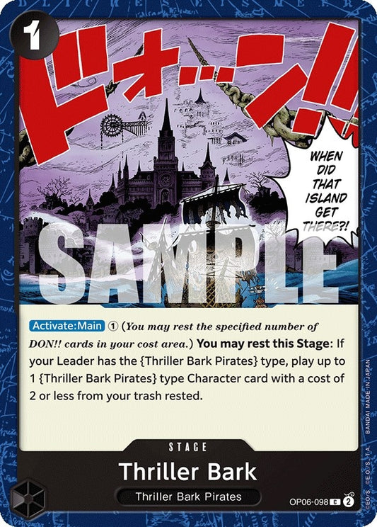 Image for Thriller Bark - One Piece Card Game