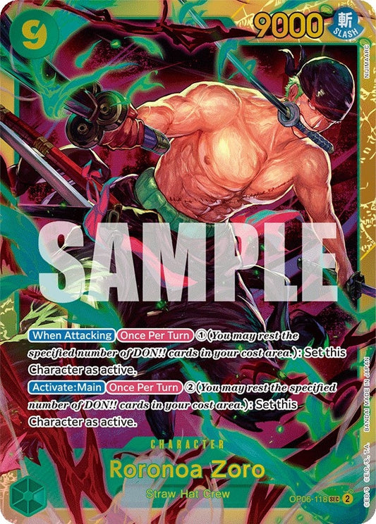 Image for Roronoa Zoro - One Piece Card Game
