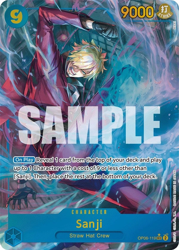Image for Sanji (Alternate Art) - One Piece Card Game