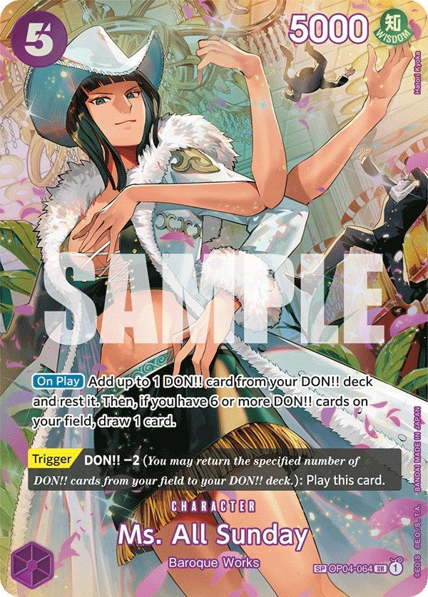 Image for Ms. All Sunday (SP) - One Piece Card Game