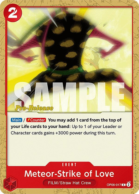 Image for Meteor-Strike of Love - One Piece Card Game