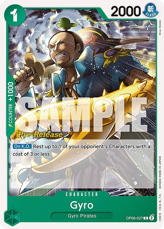 Image for Gyro - One Piece Card Game