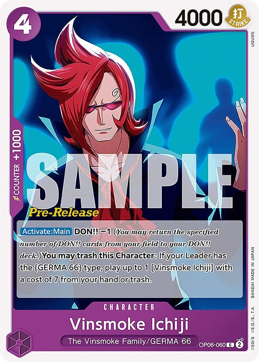 Image for Vinsmoke Ichiji (060) - One Piece Card Game