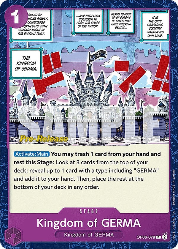 Image for Kingdom of GERMA - One Piece Card Game