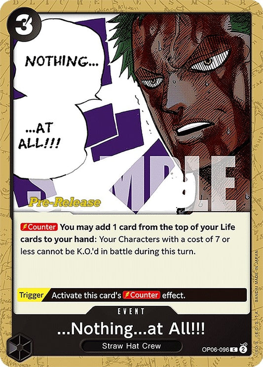 Image for ...Nothing...at All!!! - One Piece Card Game