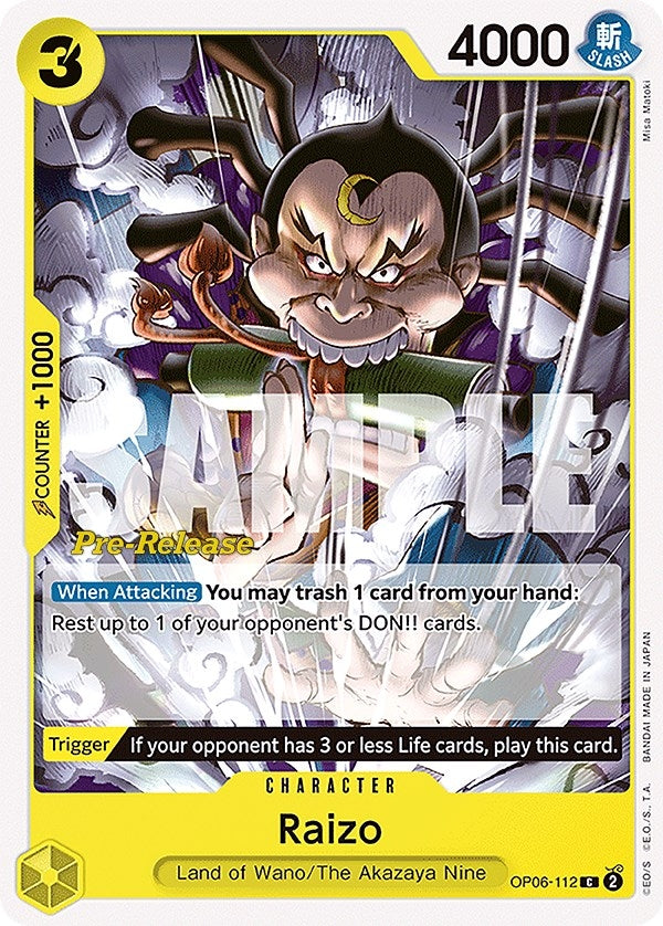 Image for Raizo - One Piece Card Game