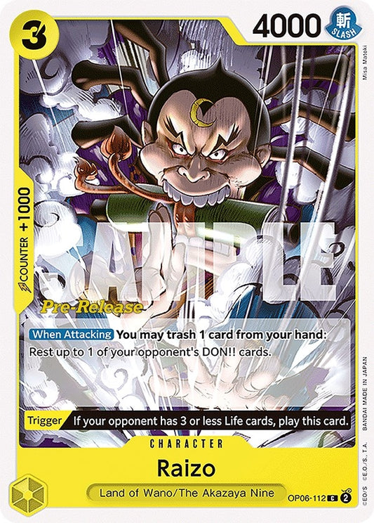 Image for Raizo - One Piece Card Game