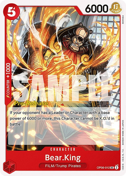 Image for Bear.King - One Piece Card Game
