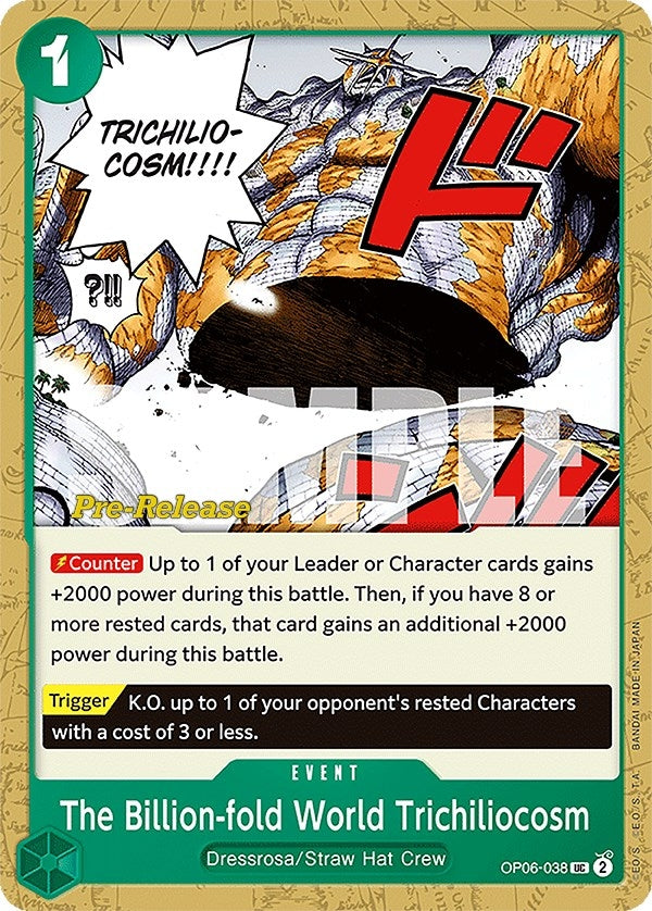 Image for The Billion-fold World Trichiliocosm - One Piece Card Game