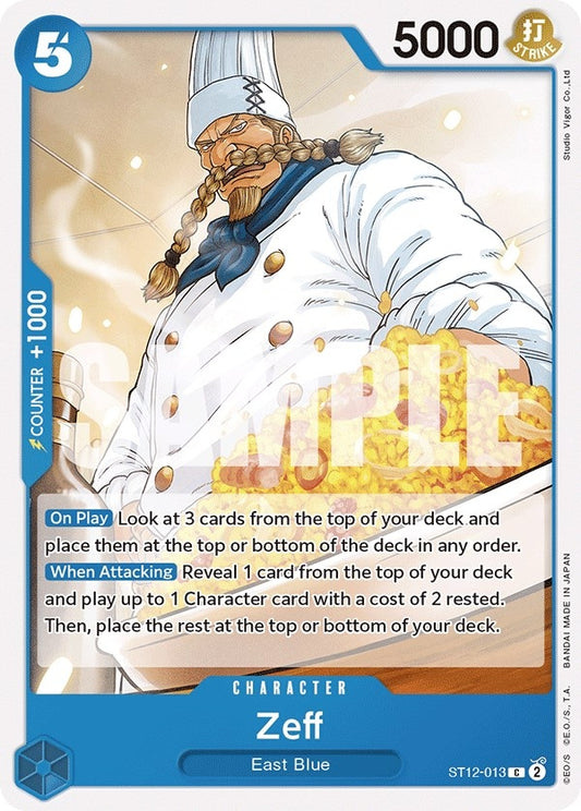 Image for Zeff - One Piece Card Game