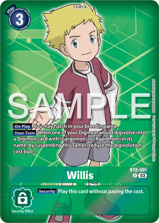Image for Willis (Reprint) - Digimon Card Game