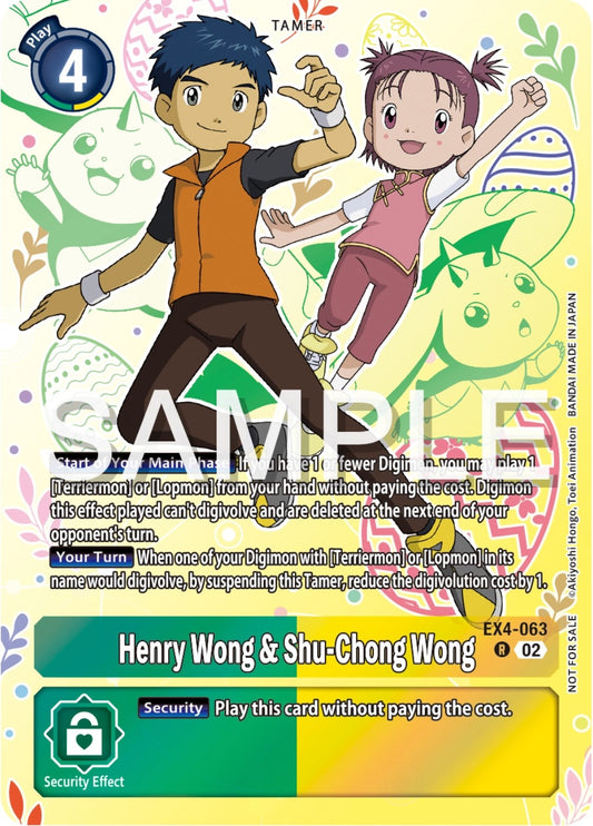 Image for Henry Wong & Shu-Chong Wong (Spring Break Event 2024) - Digimon Card Game