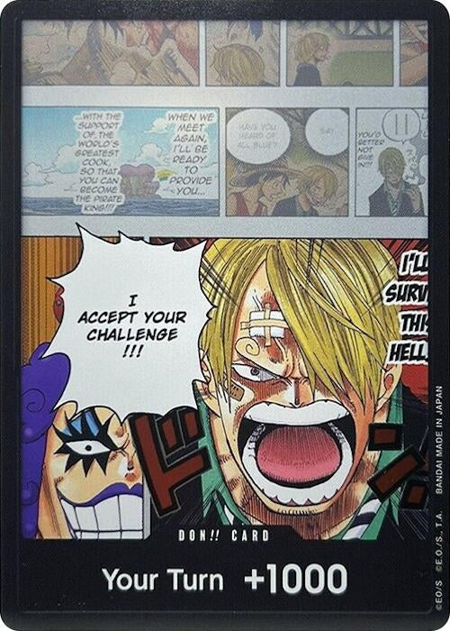 Image for DON!! Card (Ivankov & Sanji) (Double Pack Set Vol. 3) - One Piece Card Game