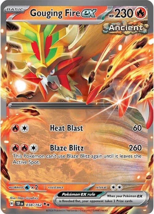 Image for Gouging Fire ex - Pokemon