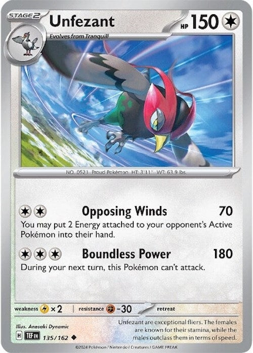 Image for Unfezant - Pokemon