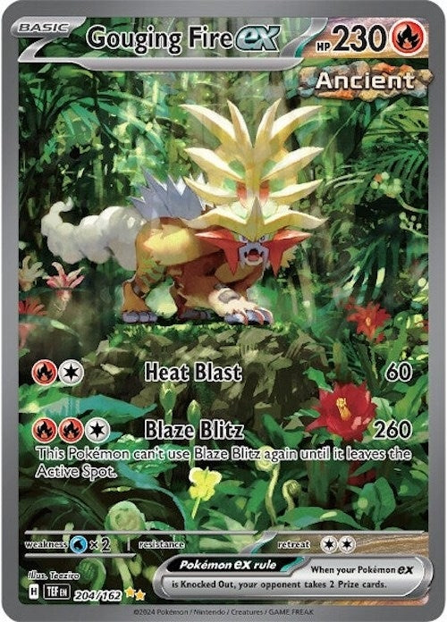 Image for Gouging Fire ex - Pokemon