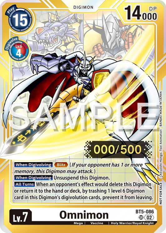 Image for Omnimon (Serial Numbered) - Digimon Card Game