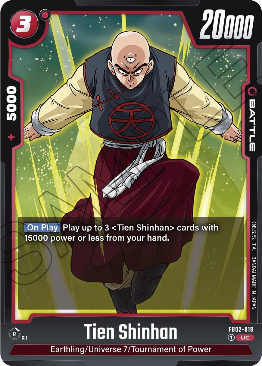 Image for Tien Shinhan - FB02-019 - Dragon Ball Super: Fusion World