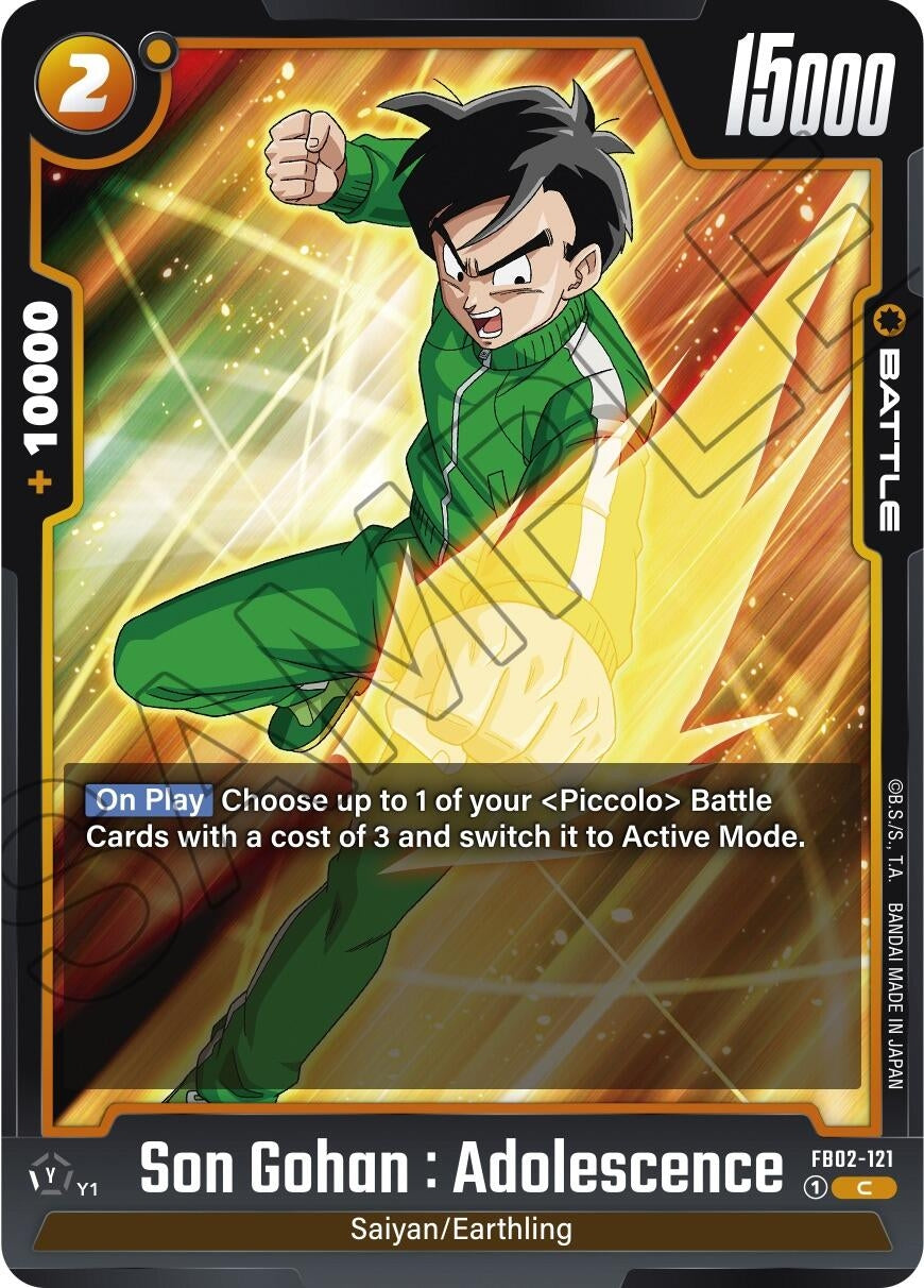 Image for Son Gohan : Adolescence - FB02-121 - Dragon Ball Super: Fusion World