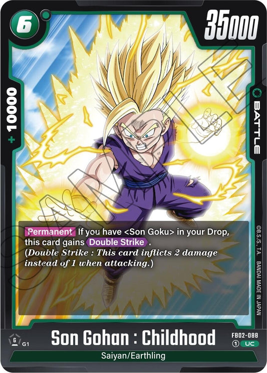 Image for Son Gohan : Childhood - FB02-088 - Dragon Ball Super: Fusion World